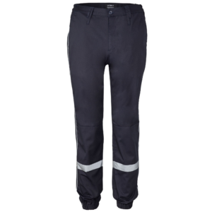 Pantalon marine Bandes rétro + passe poli réfléchissant