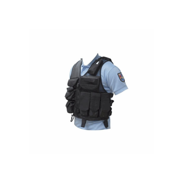 Gilet tactique Force Intervention - Noir - Patrol Equipement – Image 3