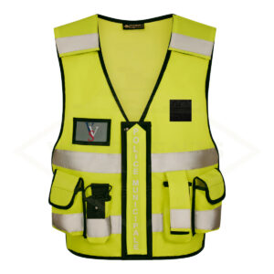Gilet Tactic Thor HV Police Municipale - Jaune - VVS