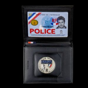 Porte-carte 2 volets compact avec emplacements pour carte professionnelle- 426