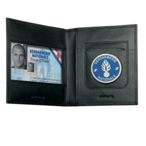 Porte-cartes horizontal 2 volets en cuir-Gk-Pro-4184